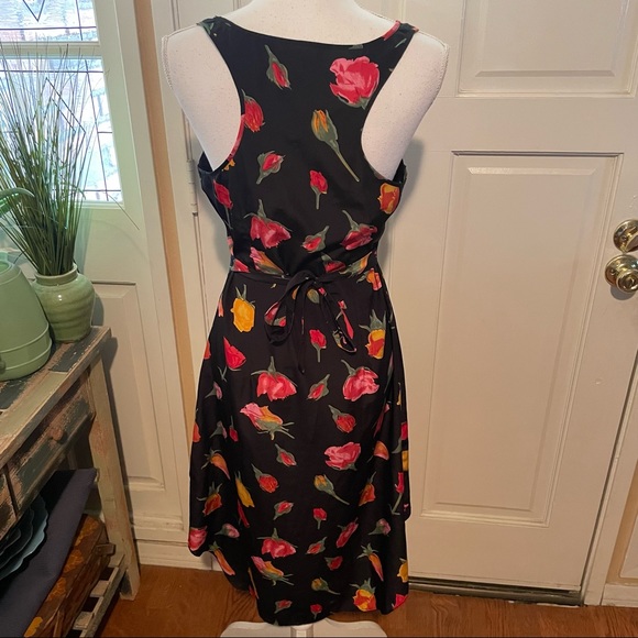 Reformed by Reformation Black Floral Dress - Picture 6 of 9